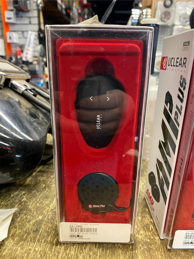 Uclear AMP Bluetooth Helmet Audio System Motorcycle Single Headset Boost Speaker