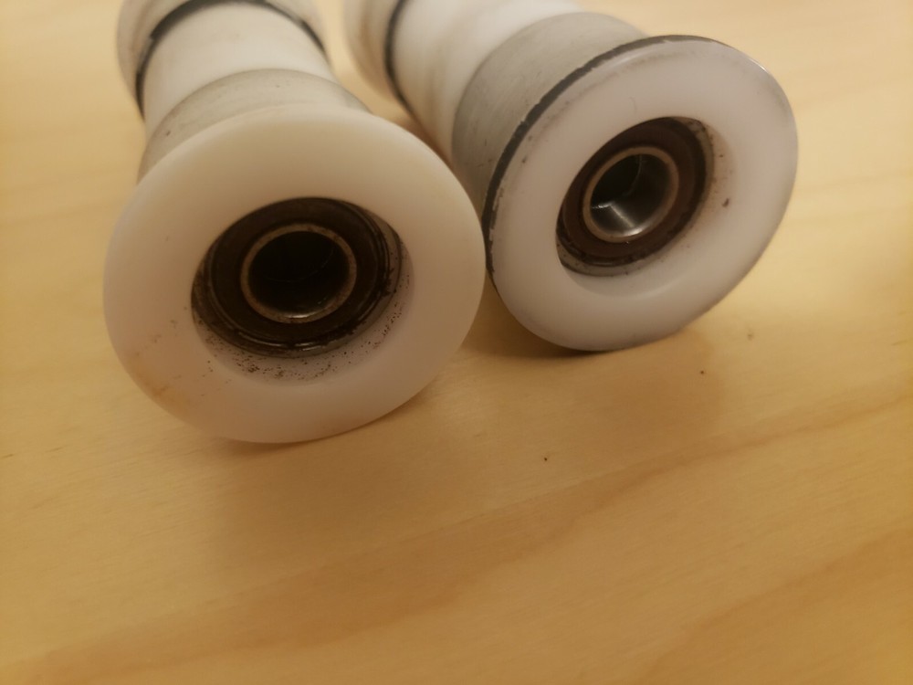 TWO Concept 2 Rower Top Seat Rollers replacement part for model C D E