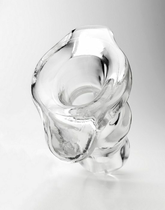 PERFECT FIT DOUBLE TUNNEL ANAL PLUG SIZE MEDIUM CLEAR