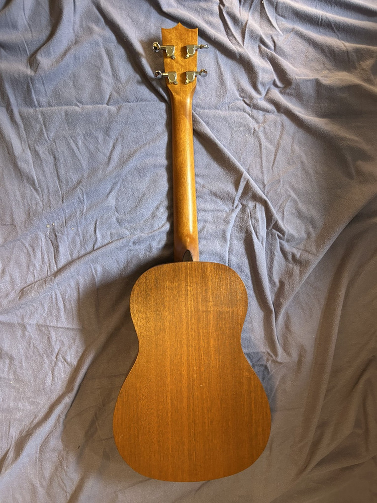 Handmade baritone ukulele