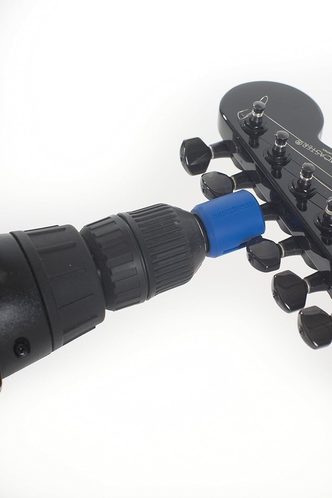 GRIP Drill Bit String Peg Winder - Scratch-free Rubber Lined