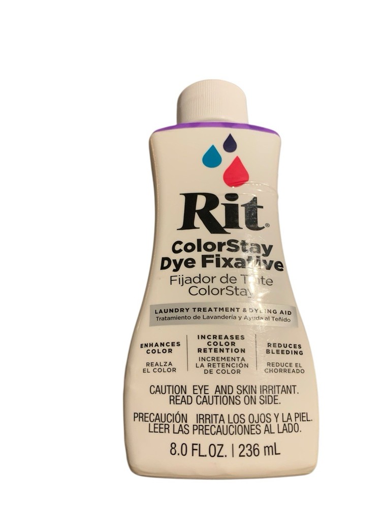 Rit Dye Liquid 8oz ColorStay Dye Fixative