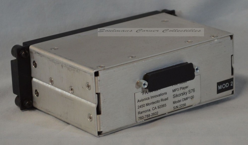 Great Used Avionics DMP-100 MP3 Player with Certifications