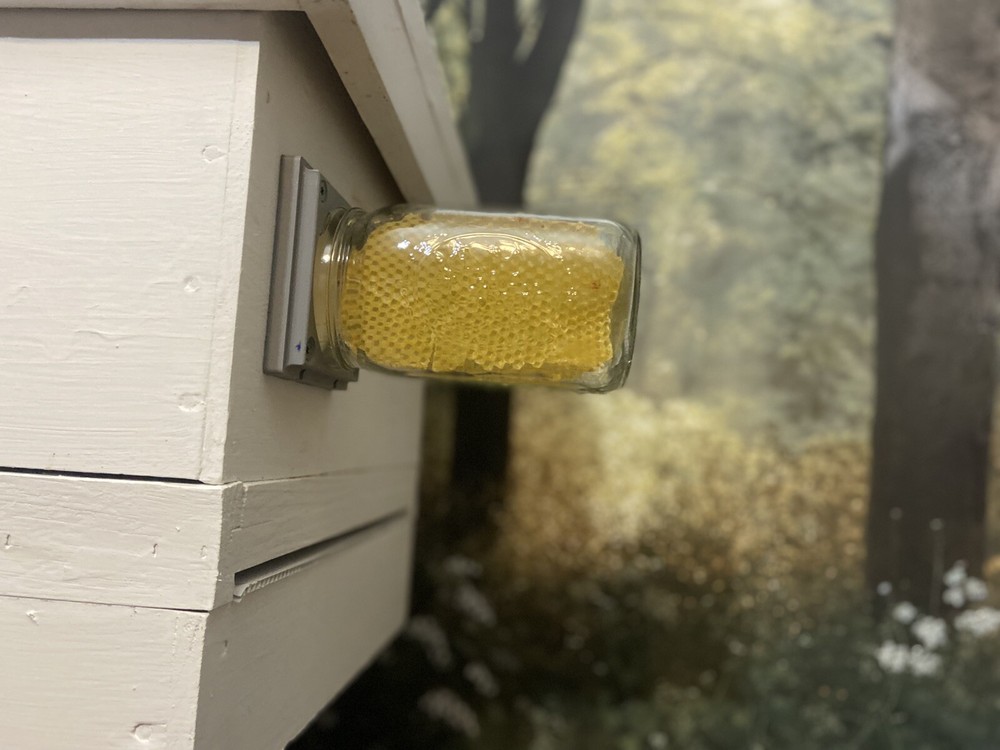 Universal Beehive Comb Collector Mason Jar Attachment