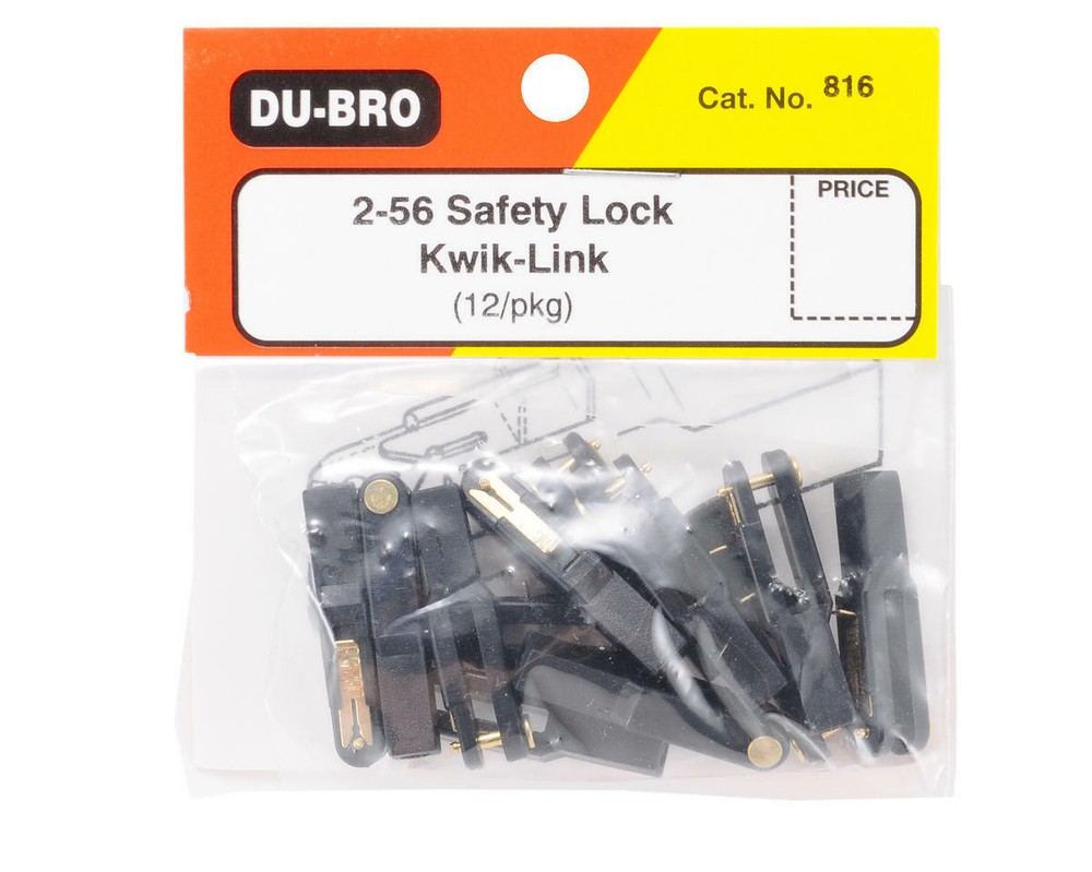 DuBro 2-56 Safety Lock Kwik Link (12) [DUB816]