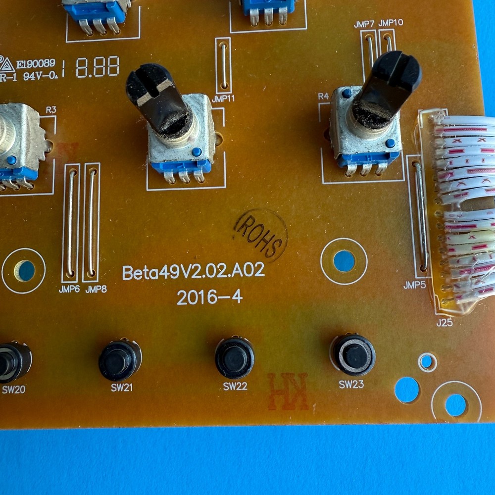 Nektar Impact LX49+ MIDI Controller Keyboard Part: Encoder Pot Knob Control PCB