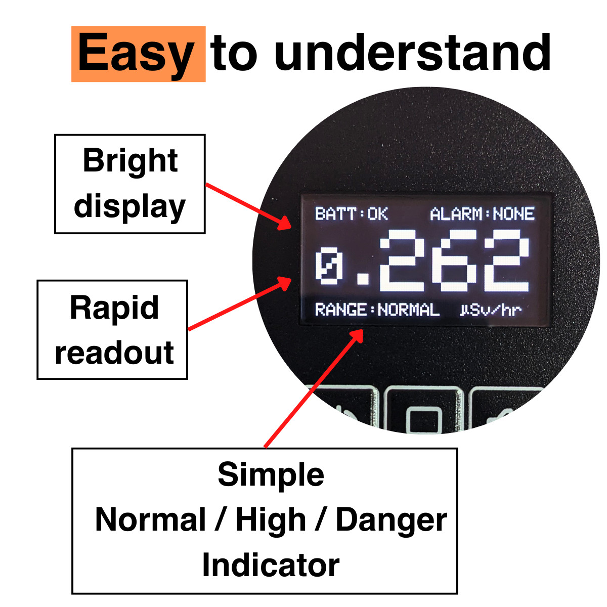 Better Geiger S2 - High Range Geiger Counter - Scintillator Dosimeter
