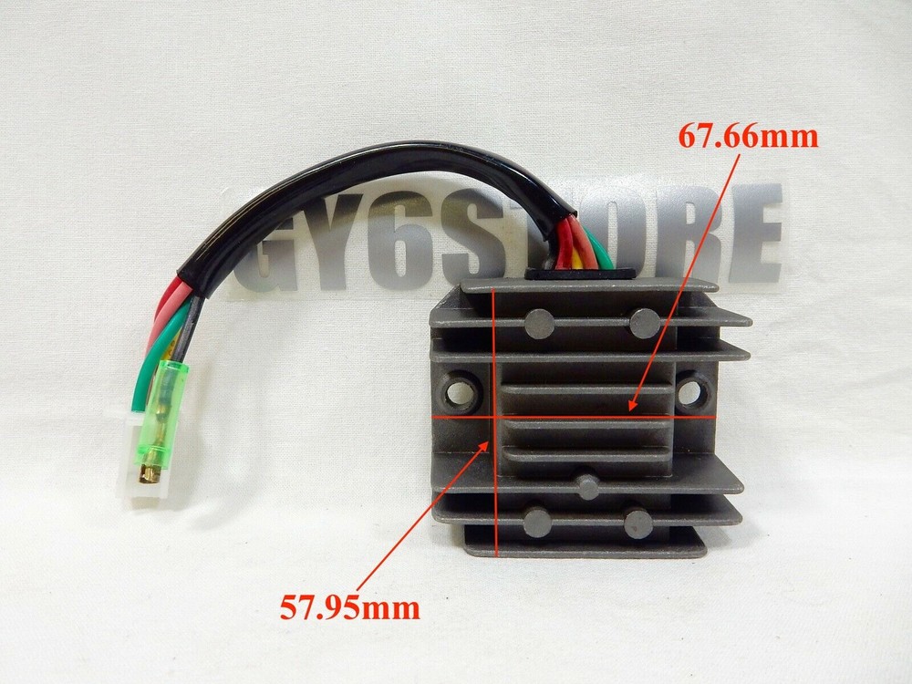 5 WIRE / 5 PIN *2 PLUG* VOLTAGE REGULATOR RECTIFIER FOR SCOOTERS MOTORCYCLES