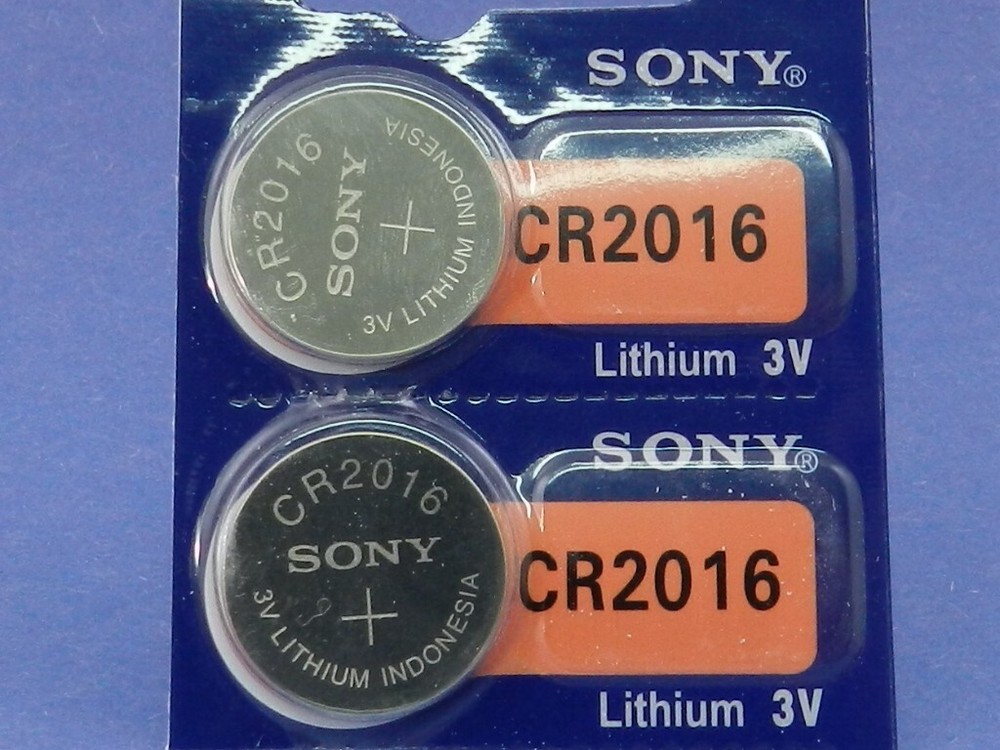 SONY CR2016 LITHIUM 3V BATTERY 2Pcs