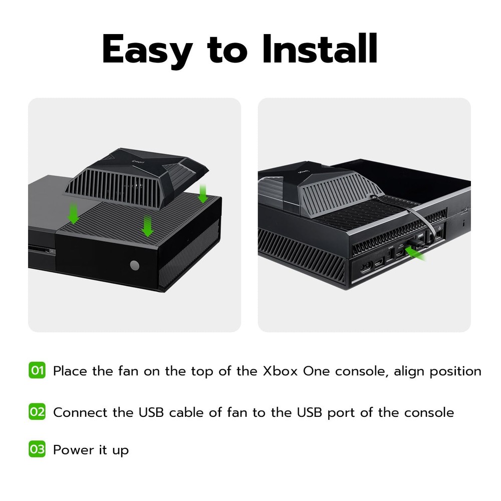 Ipega Cooling Fan for Xbox One – Auto Sensing & Quiet