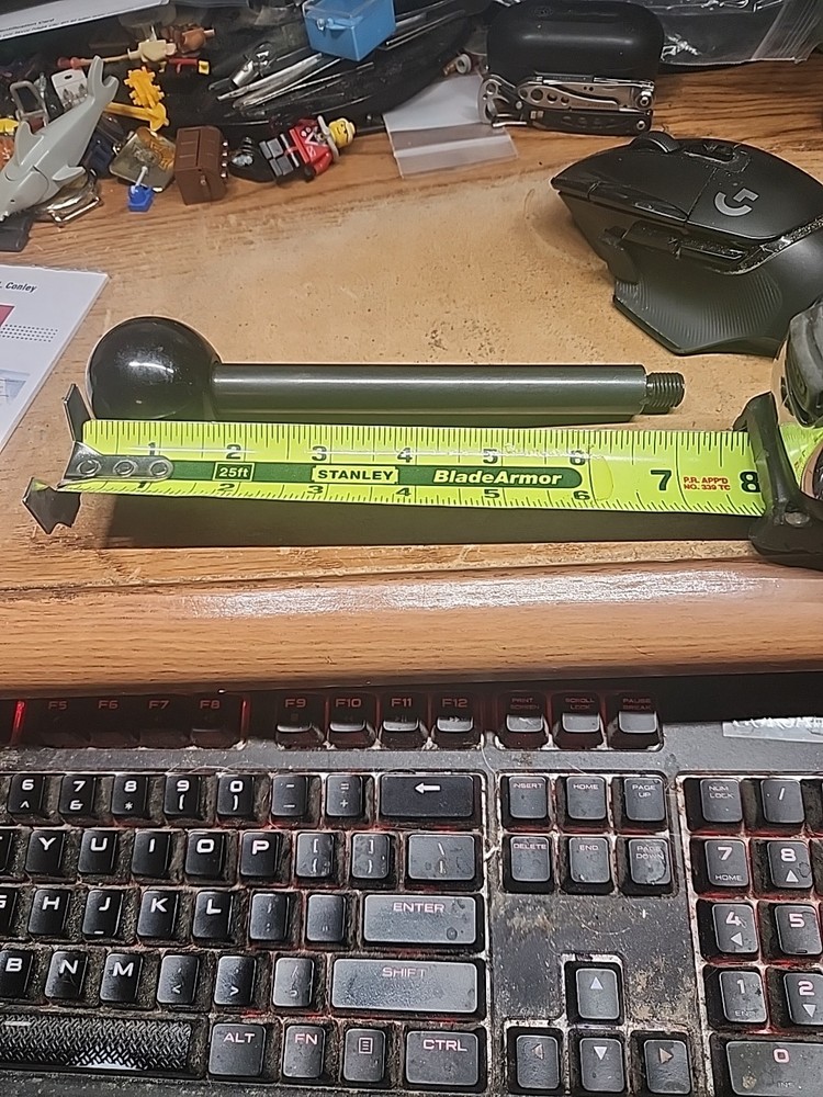 HANDLE for Reloading Press Black 7" Unknown Which Brand