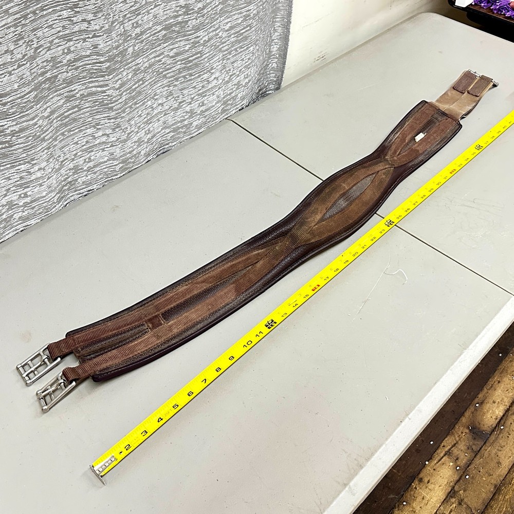Leather Contour Hunter Girth 46”