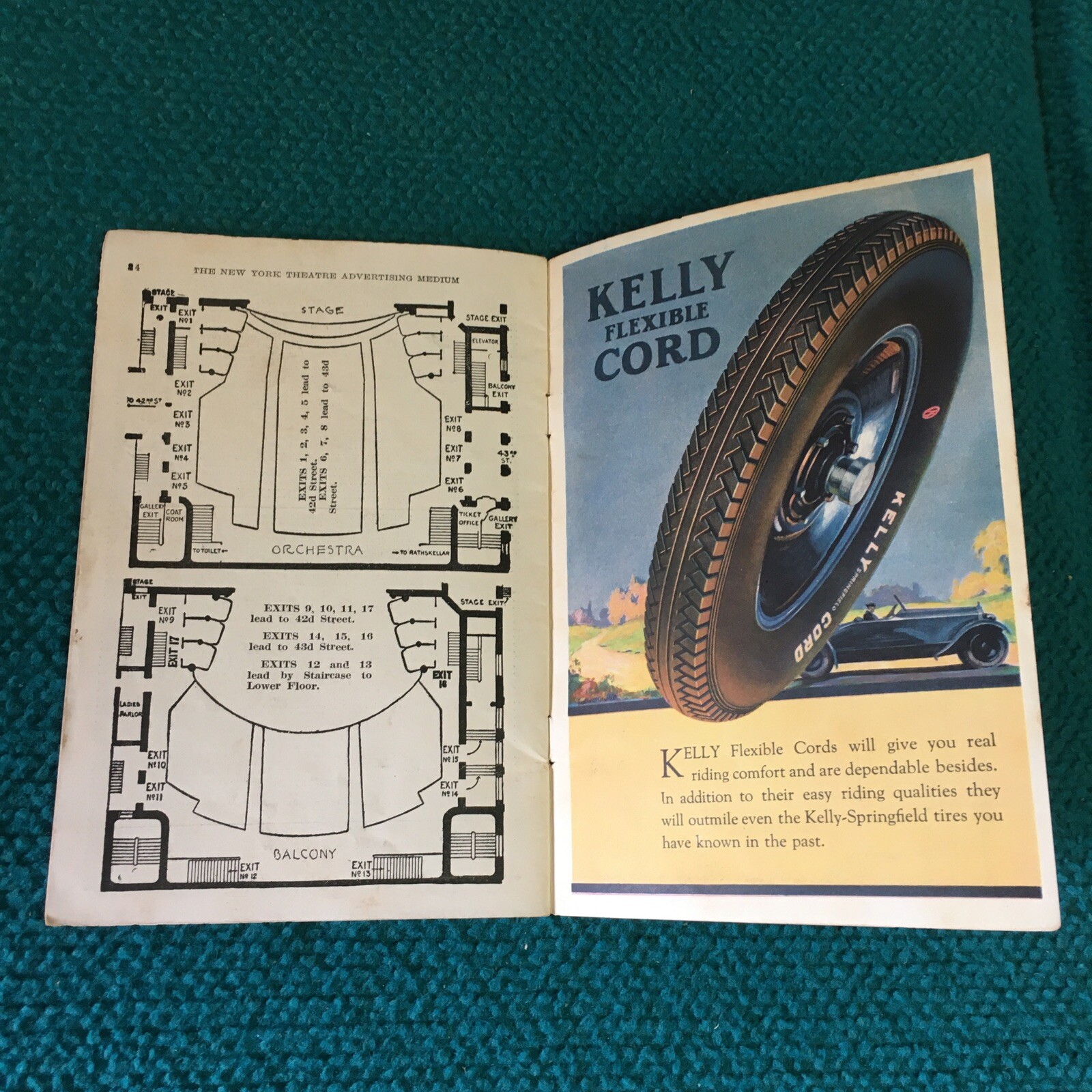 1926 Vintage : LYRIC THEATRE "The Cocoanuts" BROADWAY PLAYBILL @ Marx Brothers