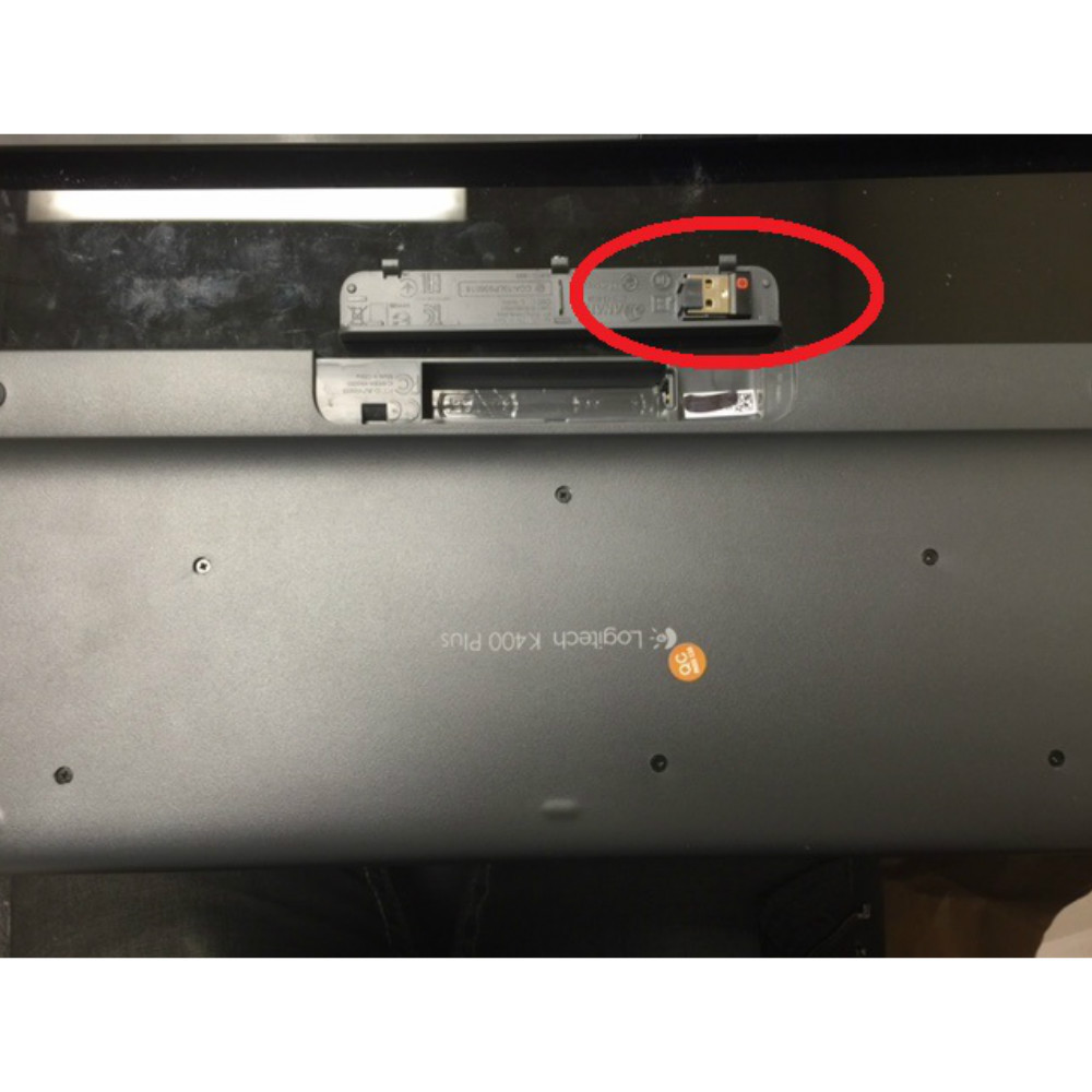 Logitech K400 Plus Wireless Touch Keyboard with Touchpad for PC connected TVs