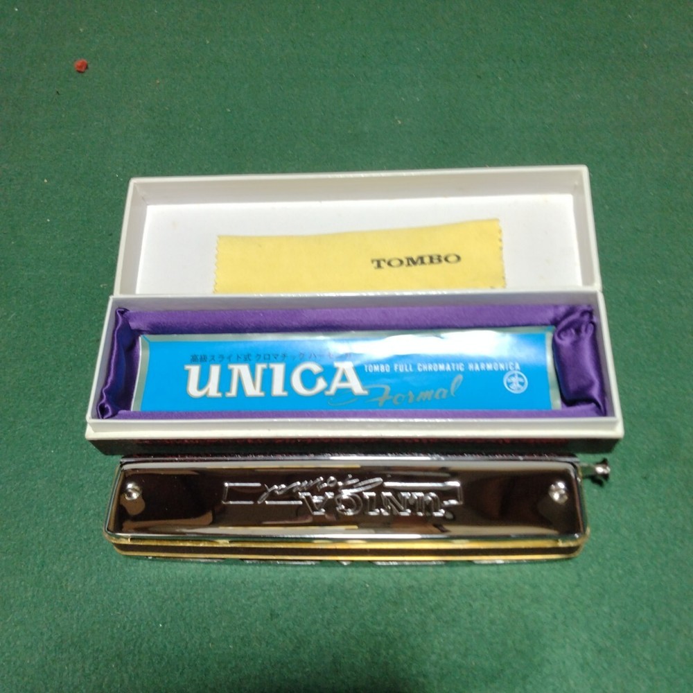 Tombo Chromatic Harmonica UNICA Formal with Case