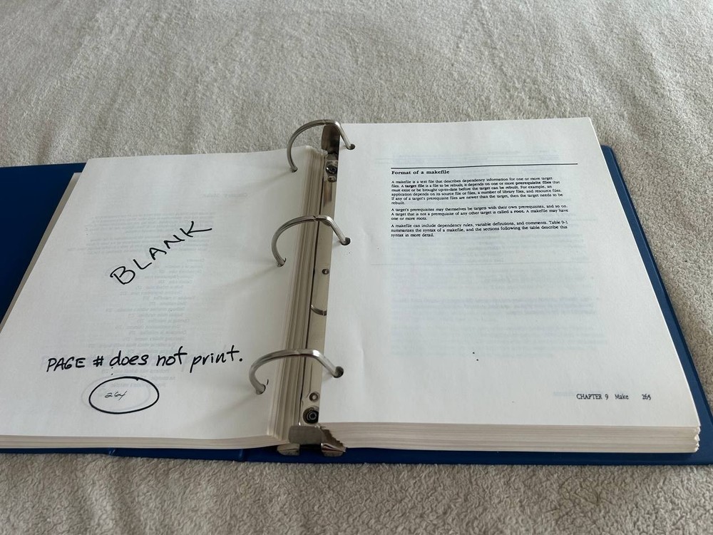 Vintage Apple MPW 3.0 Programmer’s Workshop Reference Binder 1990