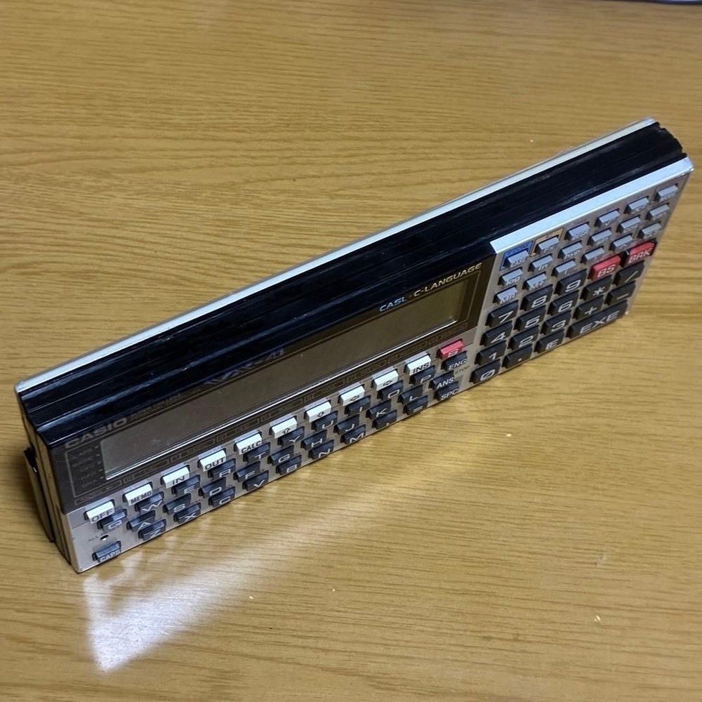 CASIO VX-4 Mini Pocket Personal Computer Calculator Tested Working Used