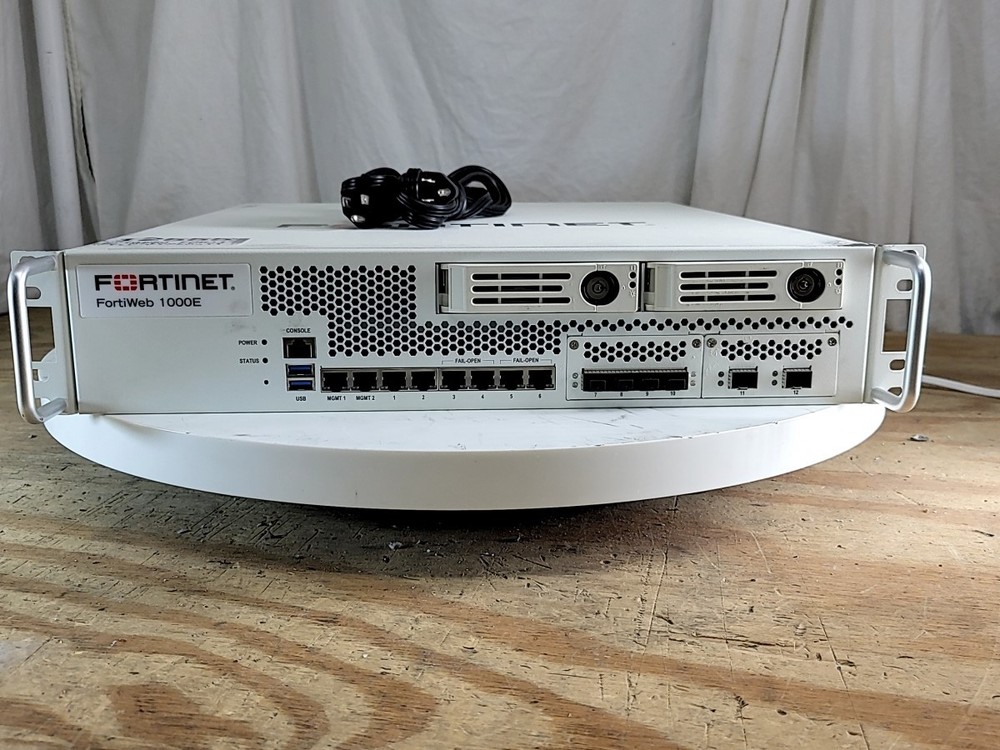 FORTINET FORTIWEB 1000E FWB-1000E Network Security Firewall SEE NOTES