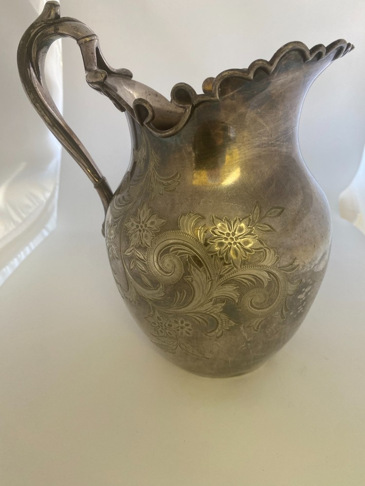 Silver plate Rogers Smith & Co pitcher