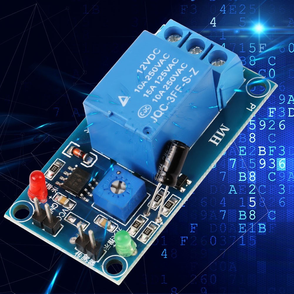 DC12V Soil Moisture Sensor Relay Control Module Automatic Watering Switch Module