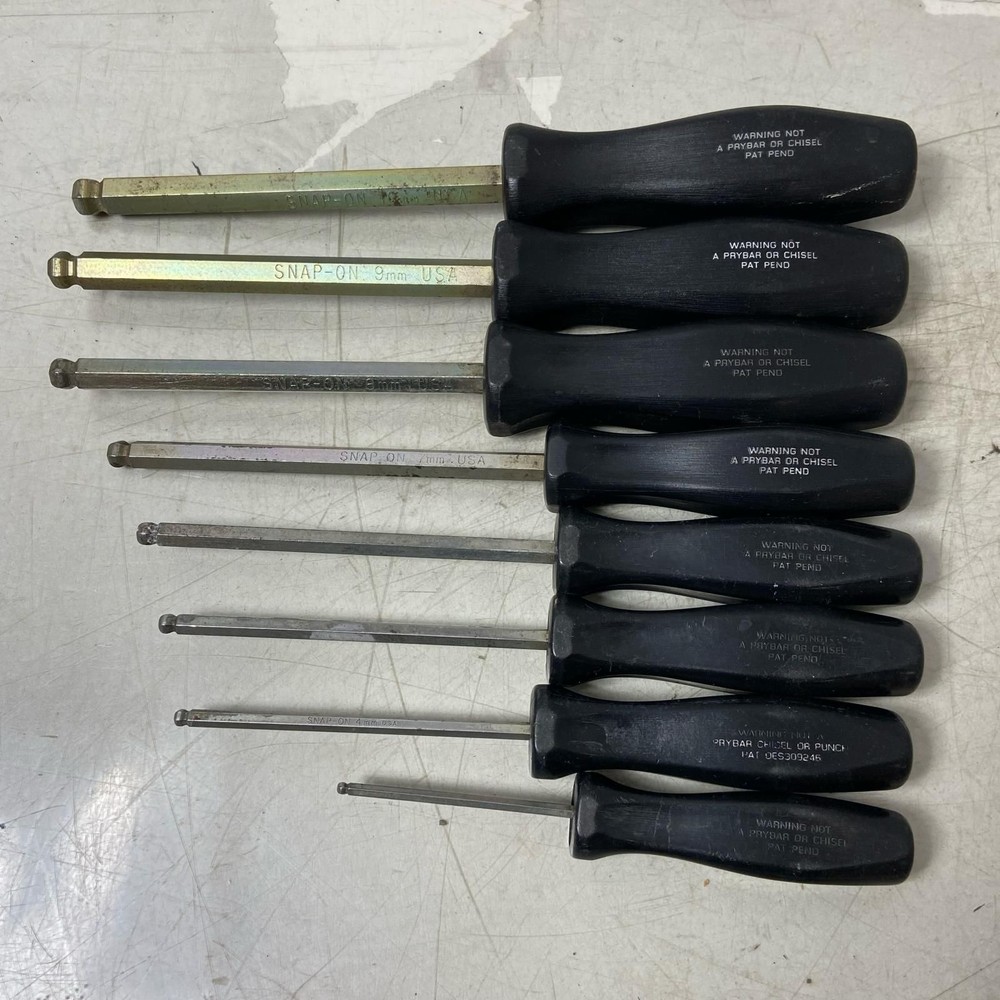 Snap-on SDABM Hex Tip Screwdriver 8Pc Set [Used]
