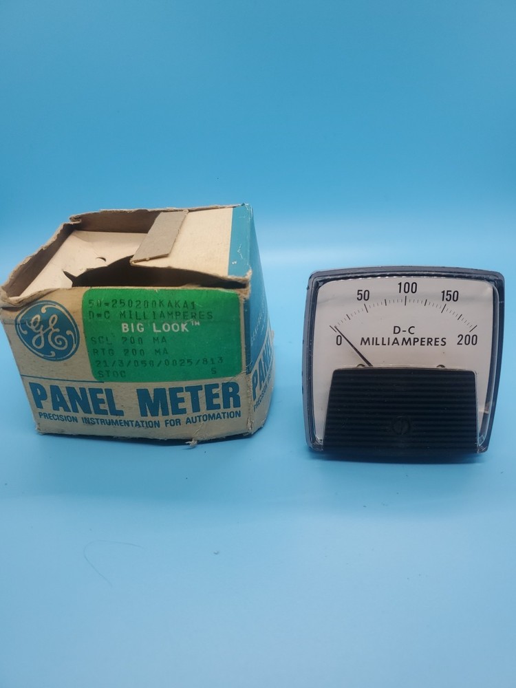 GE Panel Meter 0-200 DCMA - 250 200 KAKA