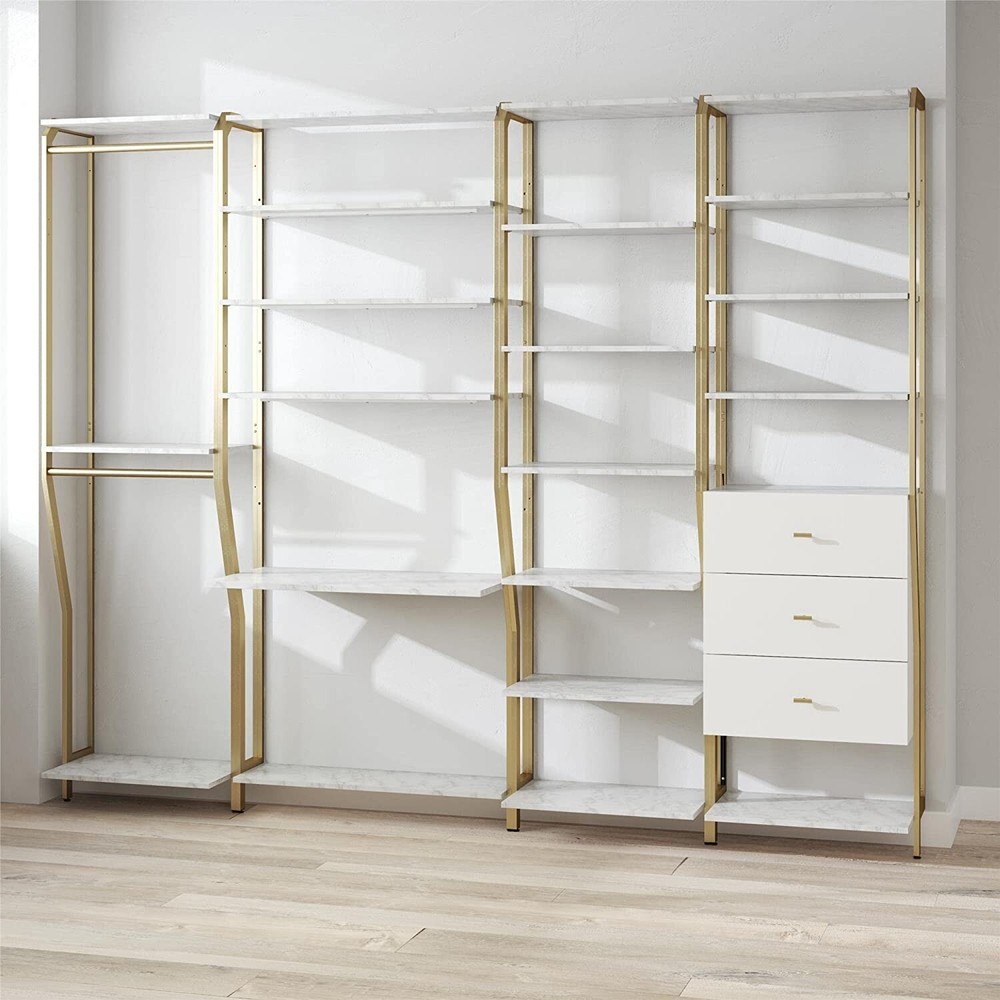 CosmoLiving by Cosmopolitan Gwyneth Closet-Vanity