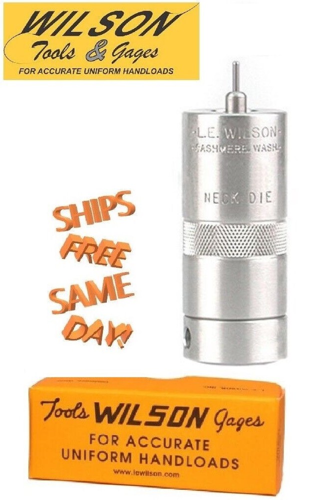 L.E. Wilson Stainless Interchangeable Bushing Neck Die for 30-30 Win # SND-3030