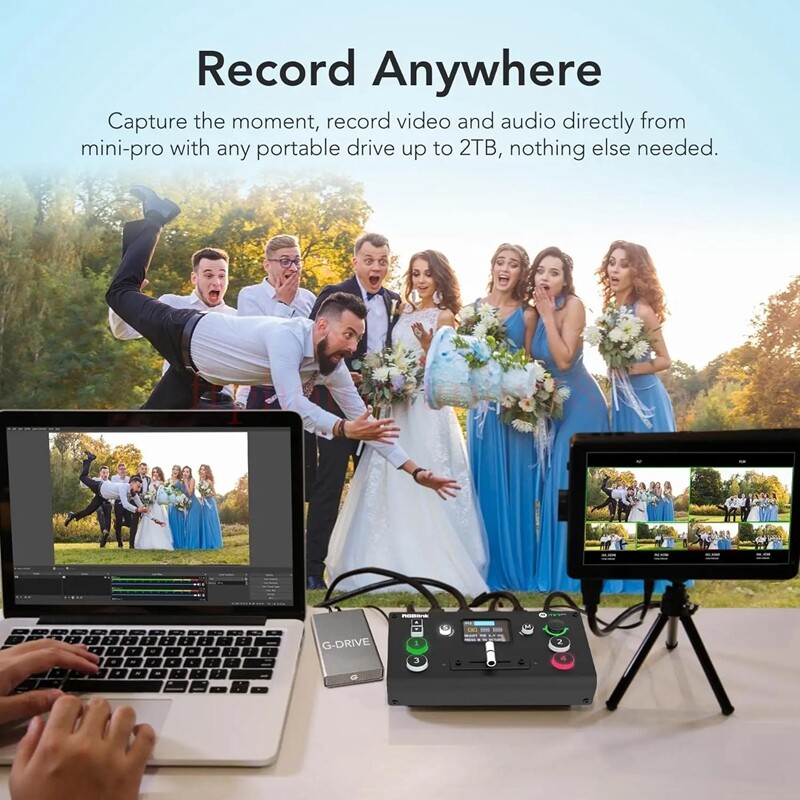 RGBlink Mini Pro V3 Update version Video Switcher For Live Streaming Broadcast