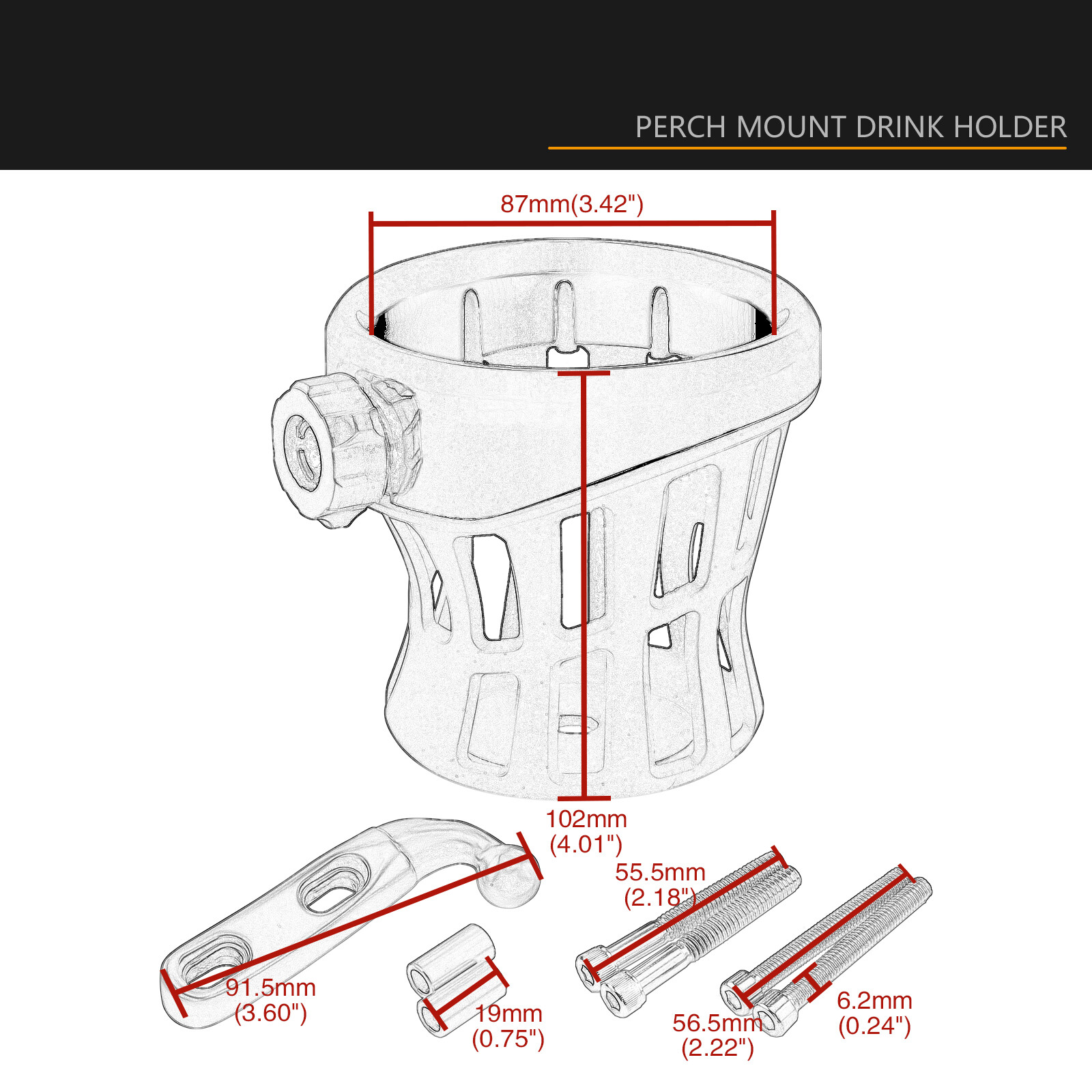 Motorcycle Drink Cup Holder For Harley Road King Electra Street Glide Trike Dyna