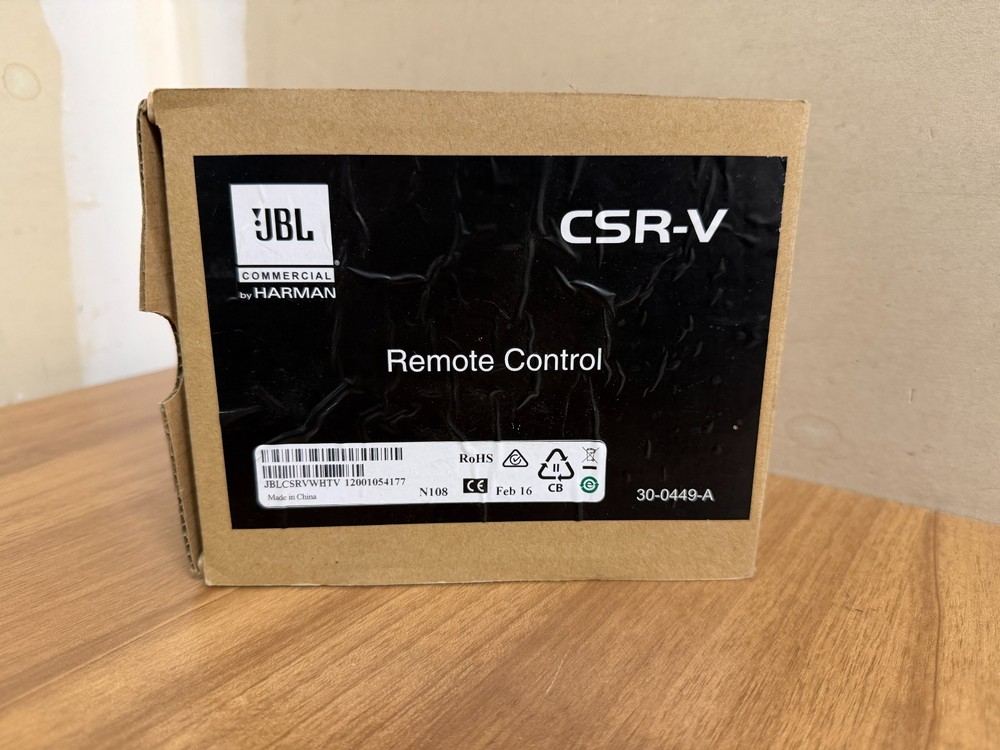 JBL CSR-V White Wall Volume Controller For Select CSM/CSMA/VMA Mixer Amplifiers