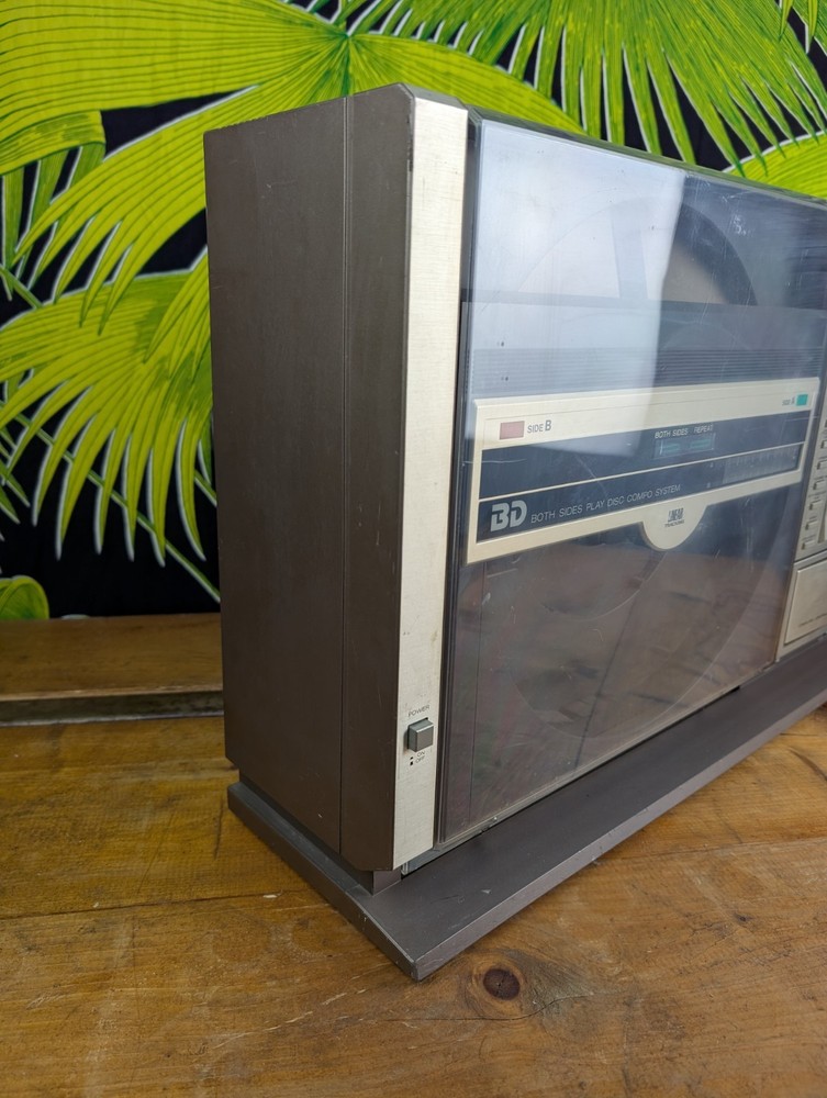 Sharp VZ-3000 Compo System Vintage Retro 1980s Turntable