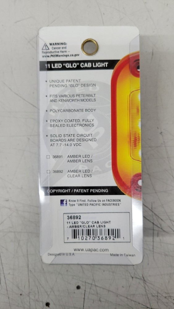 New United Pacific LED Cab Light 36892