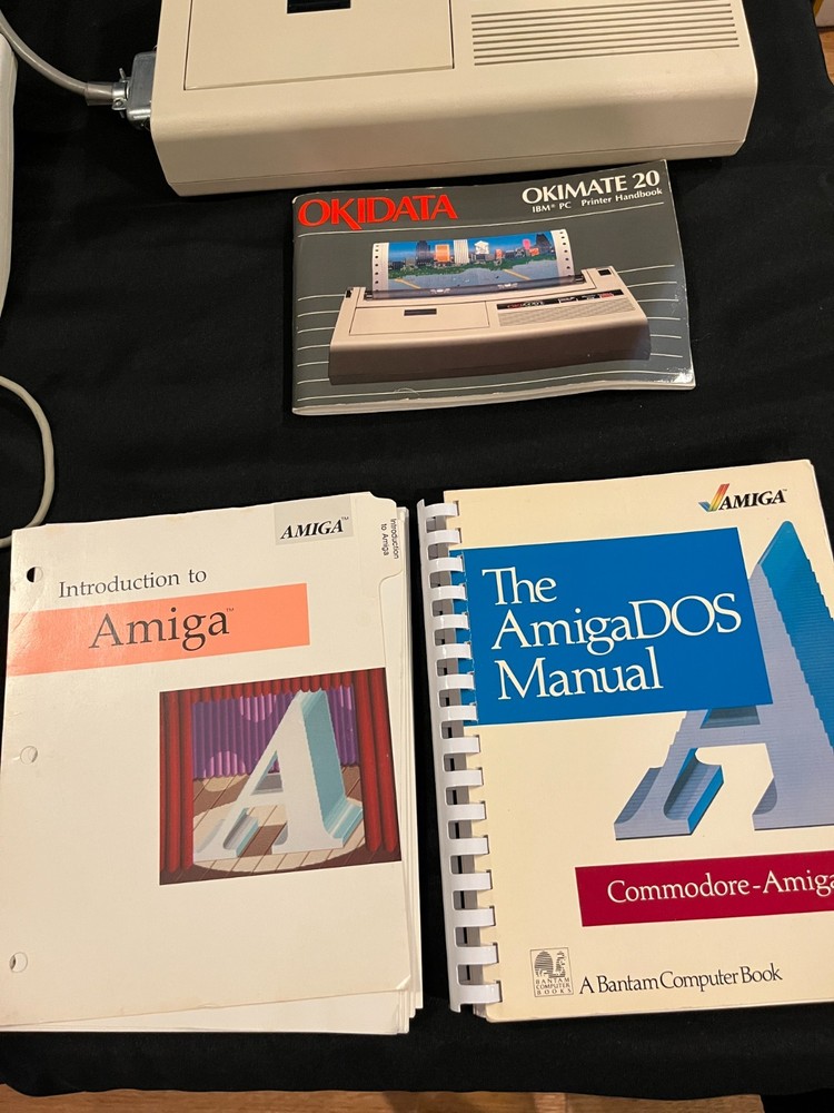Amiga 1000 *Working* System w/Deluxe Paint, Scribble, Music, Printer, Tablet