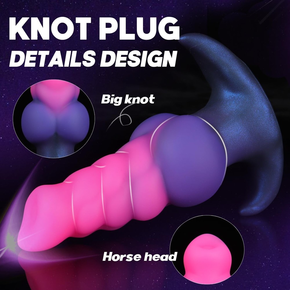 Inflatable Butt Plug Knot Large Buttplug,Large Anal Plug Wearable Inflatable Dil