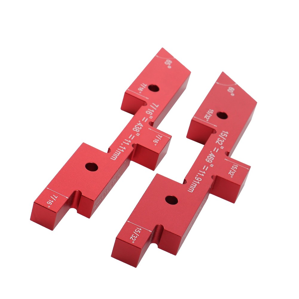 14 Pack Setup Blocks Precision Aluminum Height Gauge Router Table Setup Bars