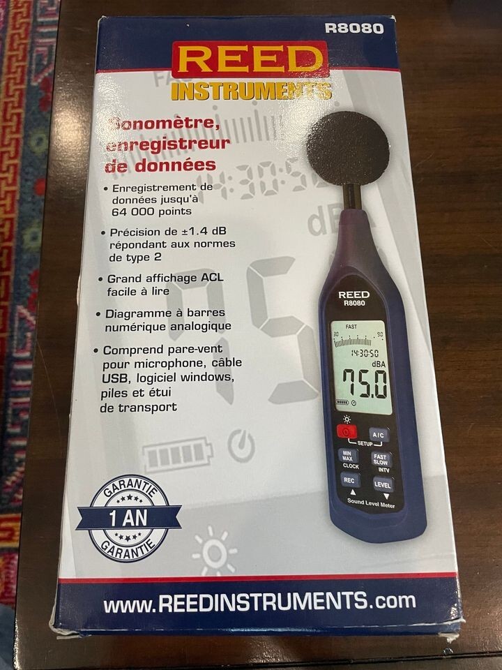 Reed R8080 Sound Level Meter