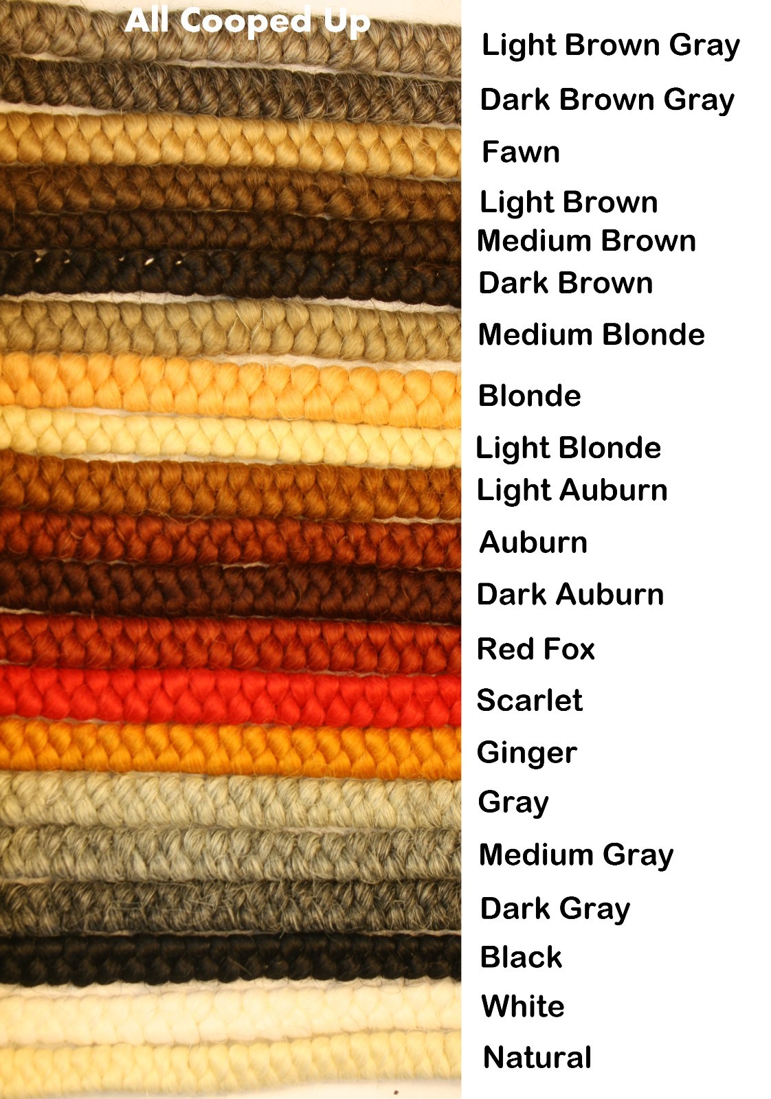 Curly Crepe Hair Pull Wool for Beard, Mustache, Facial Hair, Theatrical Hair