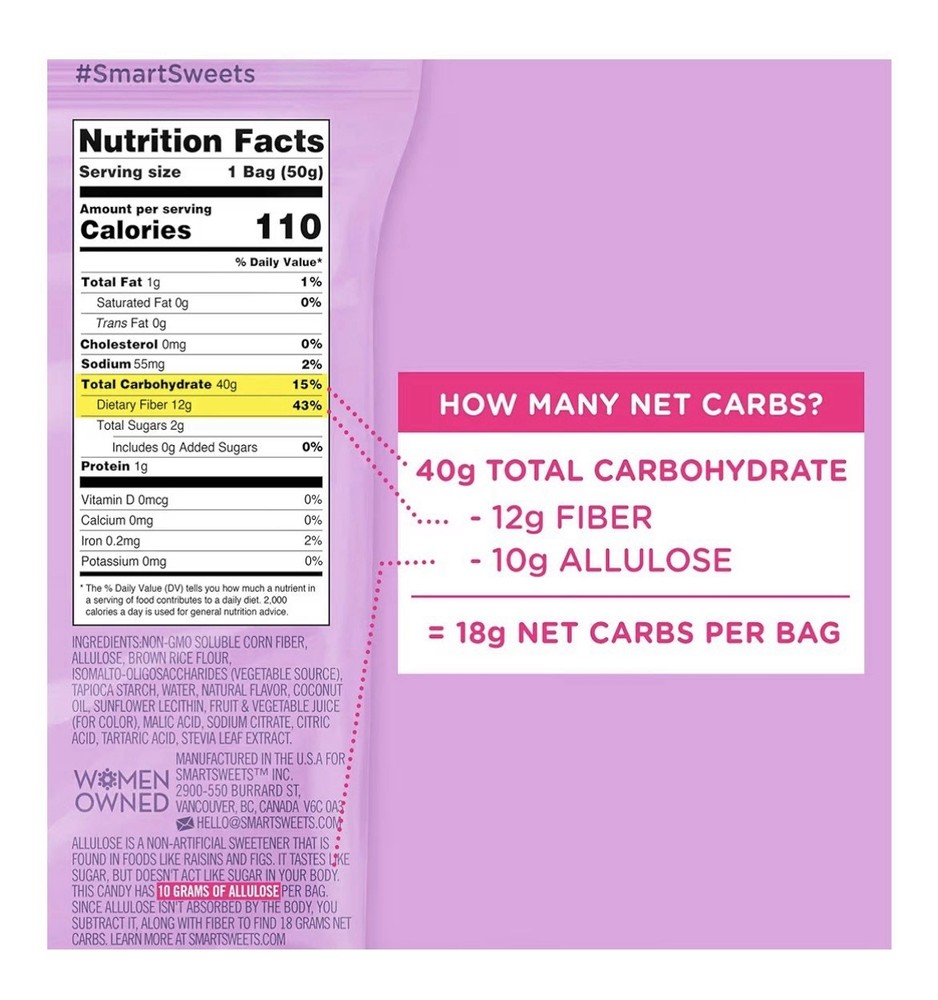 Smart Sweets Red Twists 4 Pack