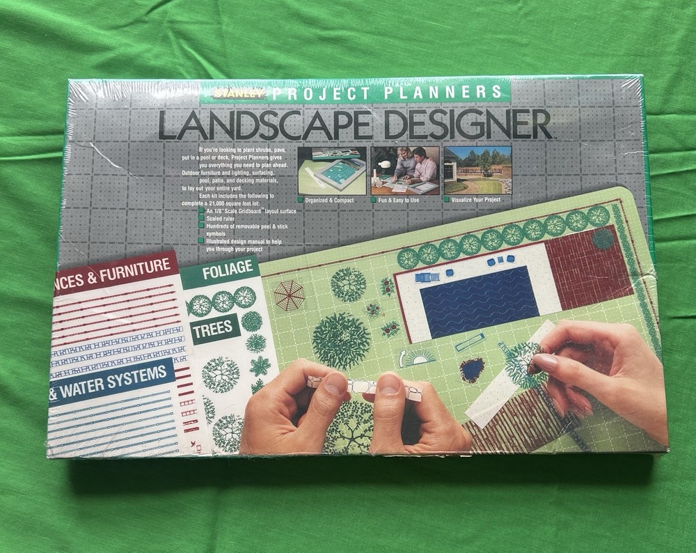 Stanley Landscape Project Planner Gridboard Layout Design SEALED