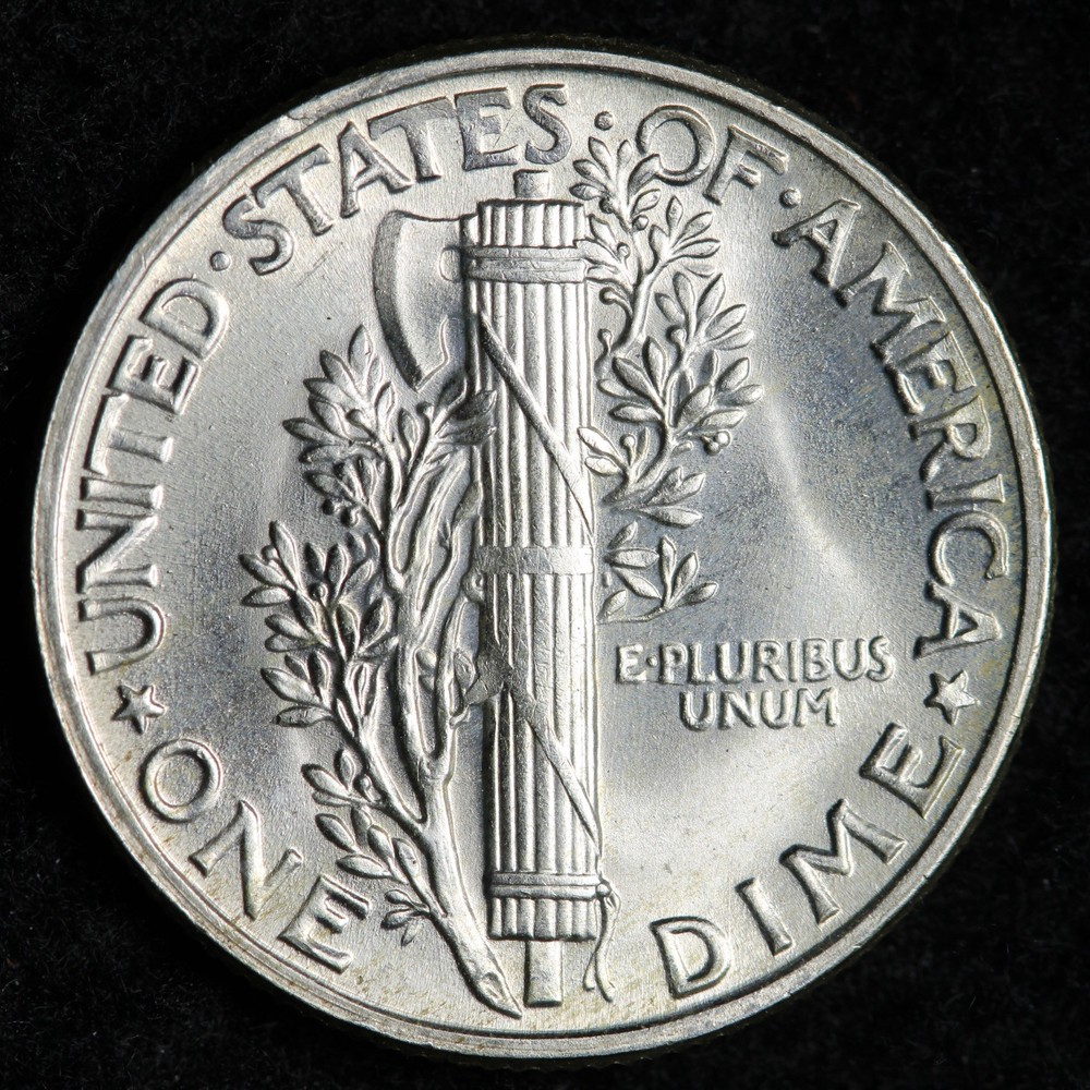 1944 Mercury Silver Dime GEM BU *UNCIRCULATED* MS E297 AYL