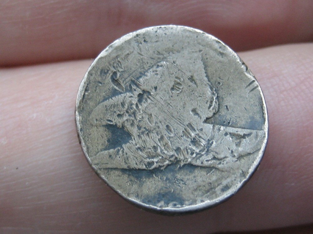 1858 Flying Eagle Penny Cent- TINY, Only 16 MM Diameter