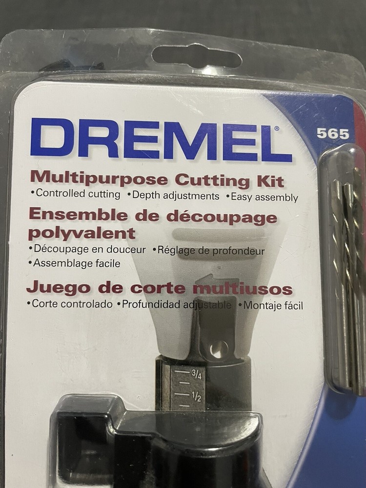 Dremel 565 Multipurpose Cutting Kit Cutting Guide 3 Cutting Bits NIP