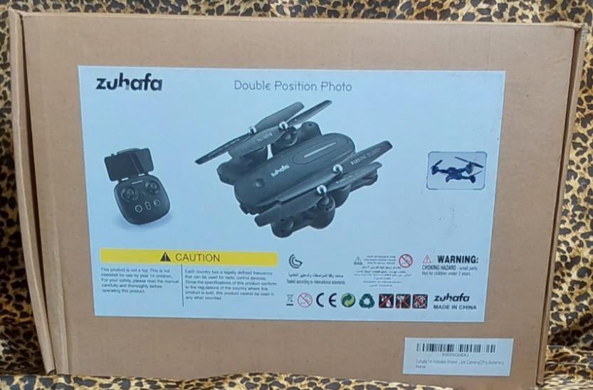 ZUHAFA T4 FOLDABLE DRONE WITH CASE - untested