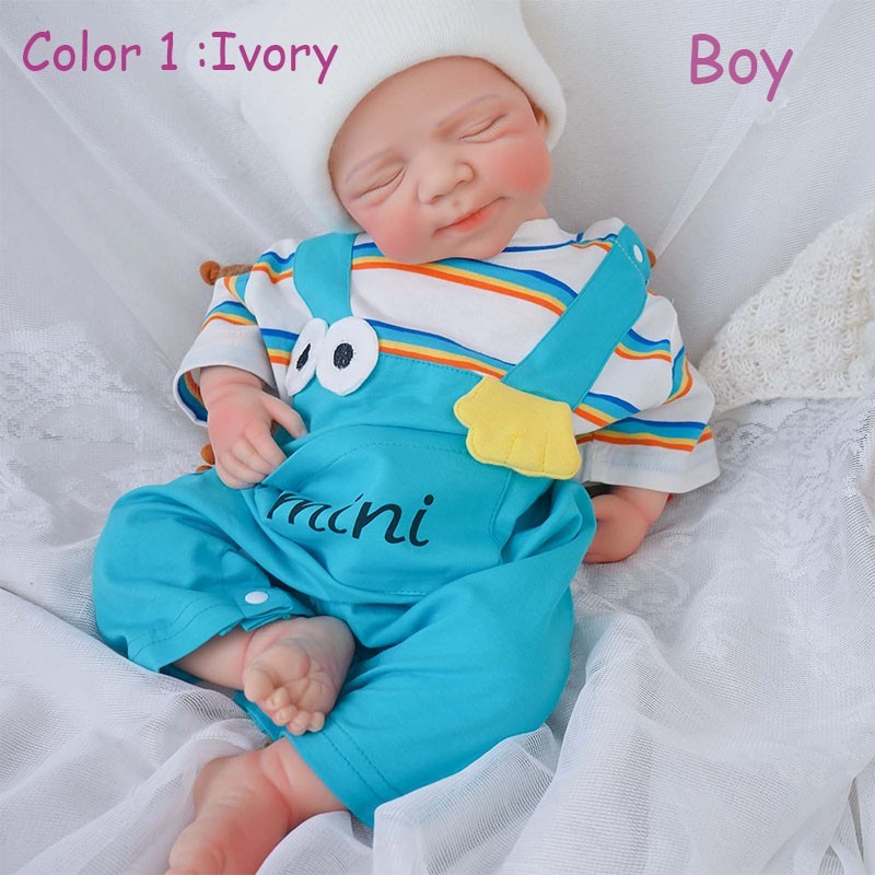 19.68'' silicone reborn doll handmade washable handicrafts gifts companionship
