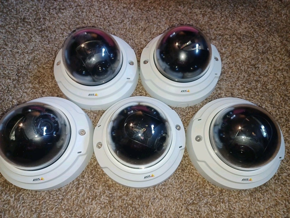 5 - AXIS Communications P3364 12MM Network Security Camera Dome - Untested