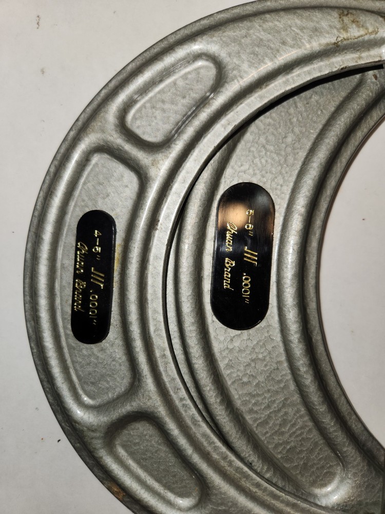 Micrometer Set (2 pcs) 4"-5" 5"-6"