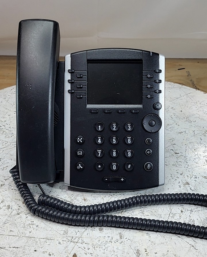 Polycom VVX 411 VoIP Desktop Telephone SEE NOTES