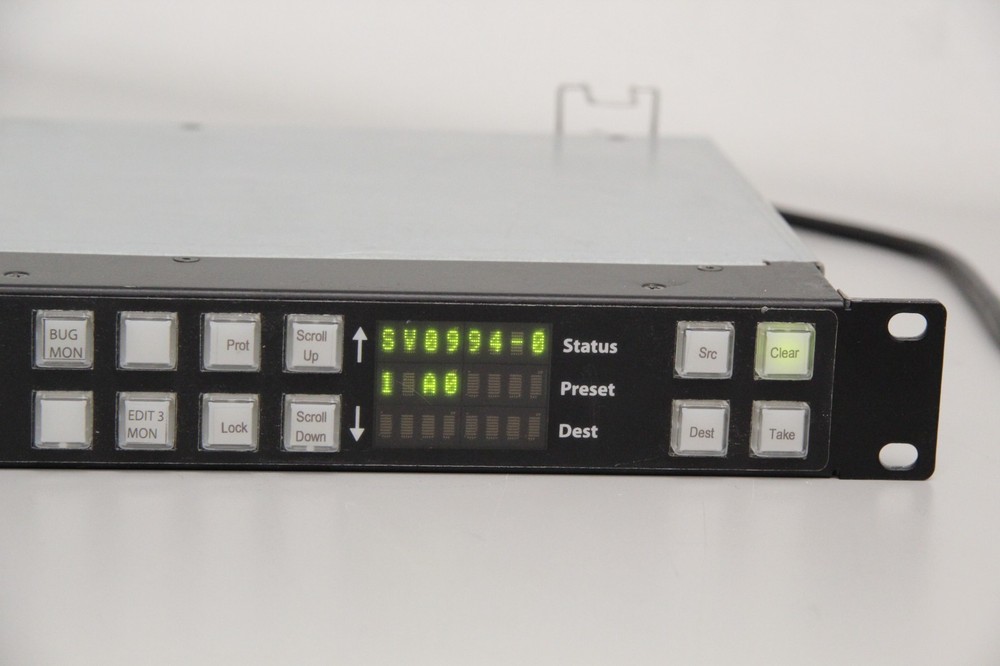 Miranda Nvision Rack Mount Router Control Panel NV9603A