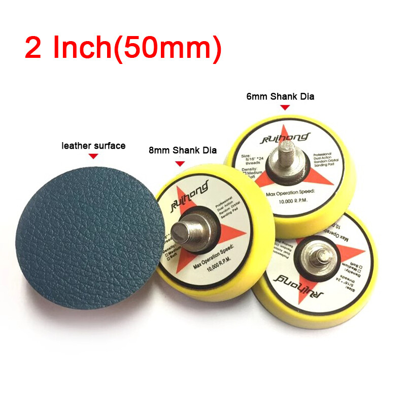 2/3 inch 50/75mm Sanding Polishing Backing Pad M6 M8 Thread for Discs Air Sander